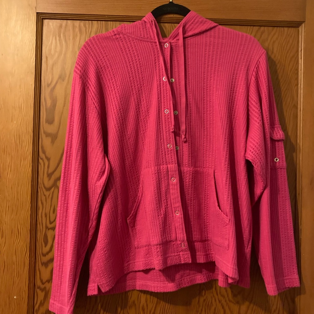 Vintage lightweight pink hoodie